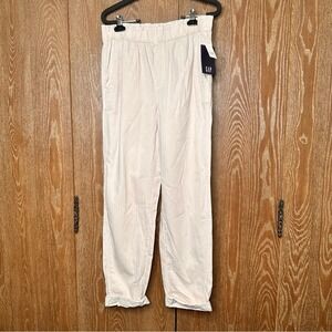 NWT GAP Women's 6 Tan Breathable Jogger Cotton Blend Casual Pull-on Khaki Pant
